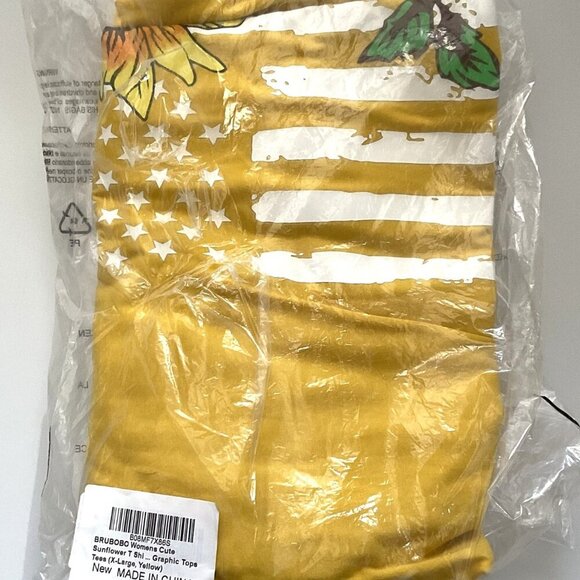 SUNFLOWER T- SHIRT SHORT SLEEVE YELLOW XL - Picture 11 of 11